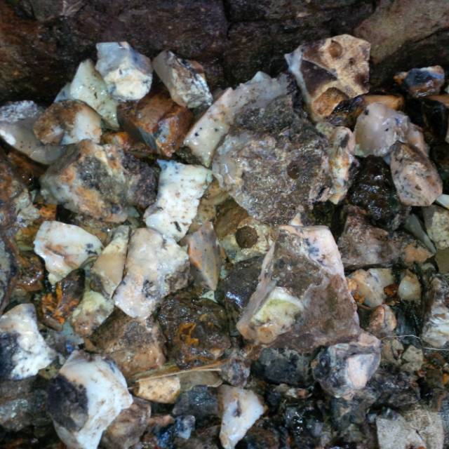 Bongkahan Batu Akik Random