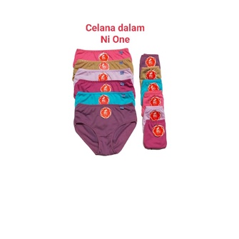 6 PCS | Celana Dalam Wanita Pitter Patter isi 6 pcs warna campur random - M L XL XXL