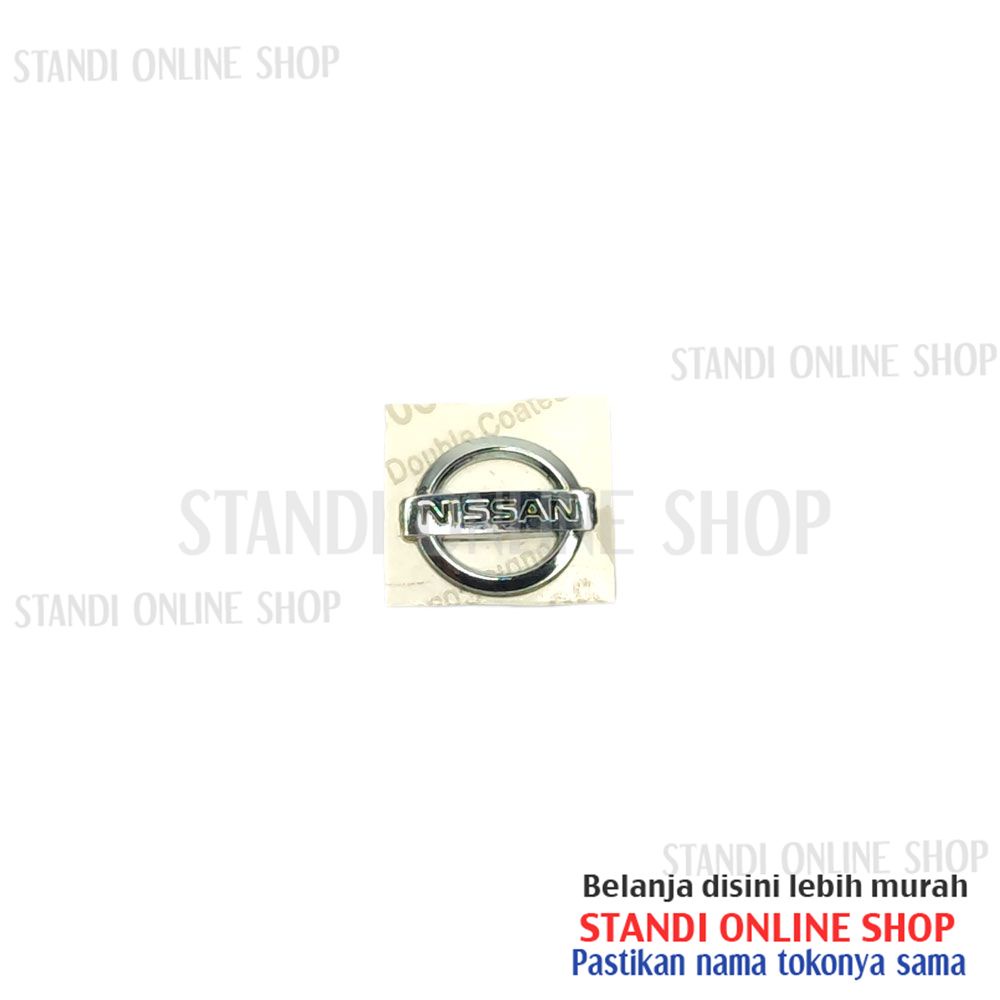 Emblem Kunci Sticker Logo Kunci Lipat Smartkey Nissan Original