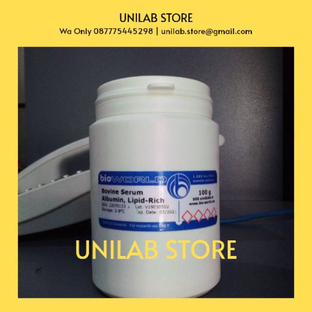 BSA Bovine Serum Albumin 25 gram