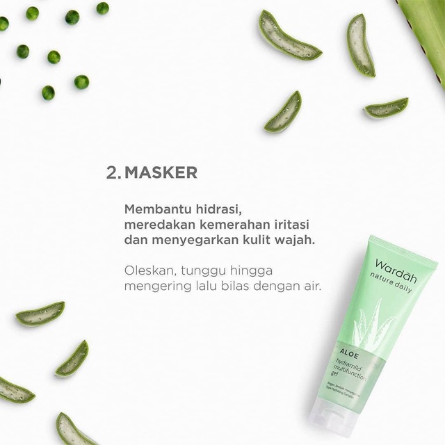 ❤ BELIA ❤ WARDAH Nature Daily Aloe Hydramild | Essence Toner | Multi Gel Face Wash Moisturizer Cream Serum Hand