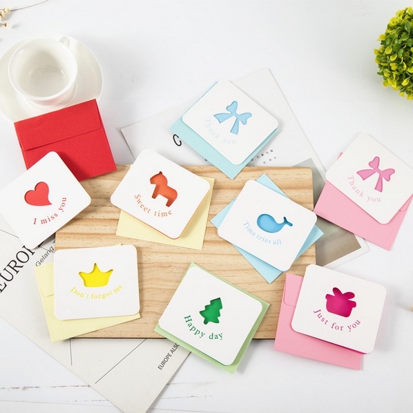 

Kartu Ucapan Mini Gift Card Kawai 10x9CM 1218-167