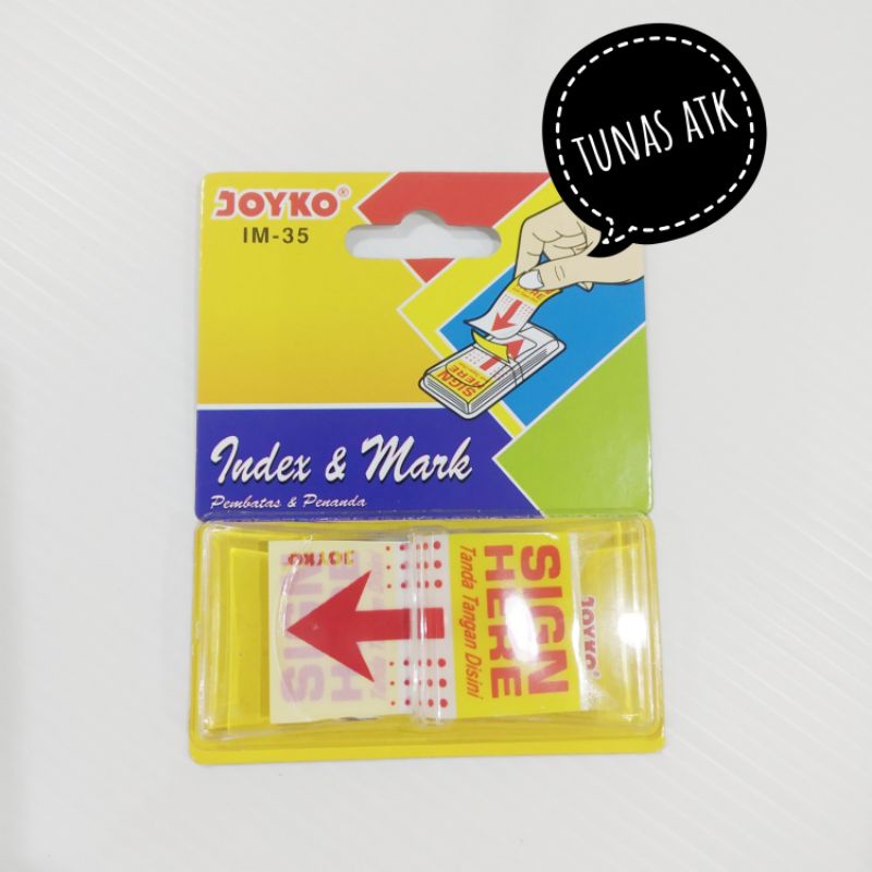Jual JOYKO INDEX & MARK IM35 (SIGN HERE) Shopee Indonesia