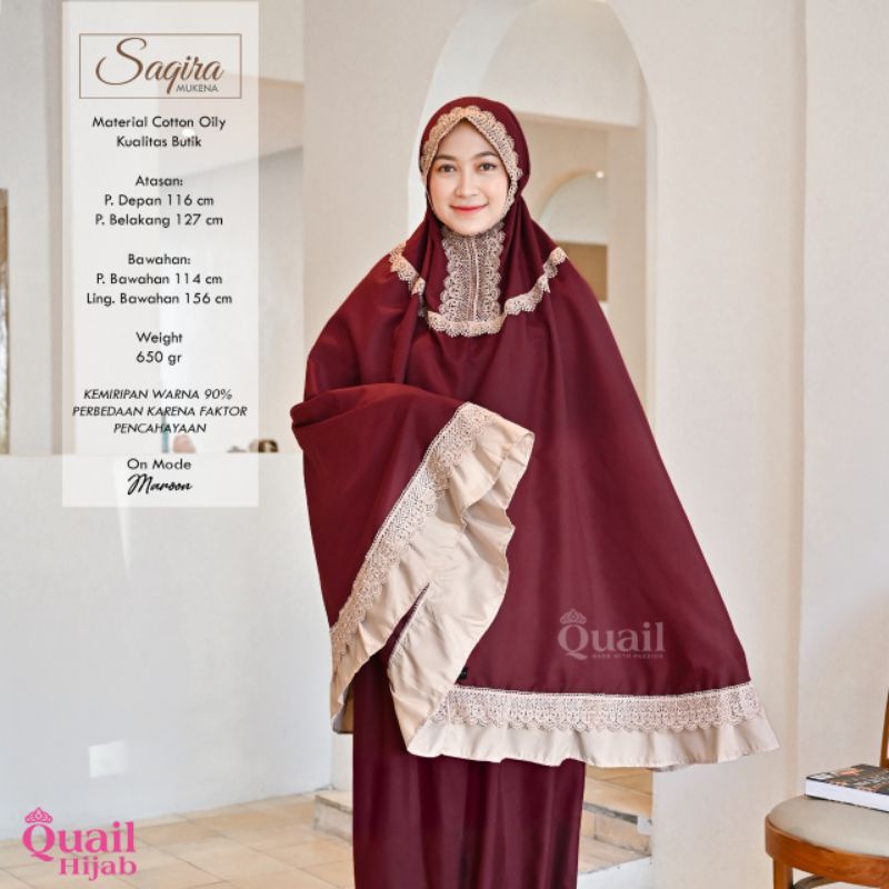 Mukena saqira ory quail