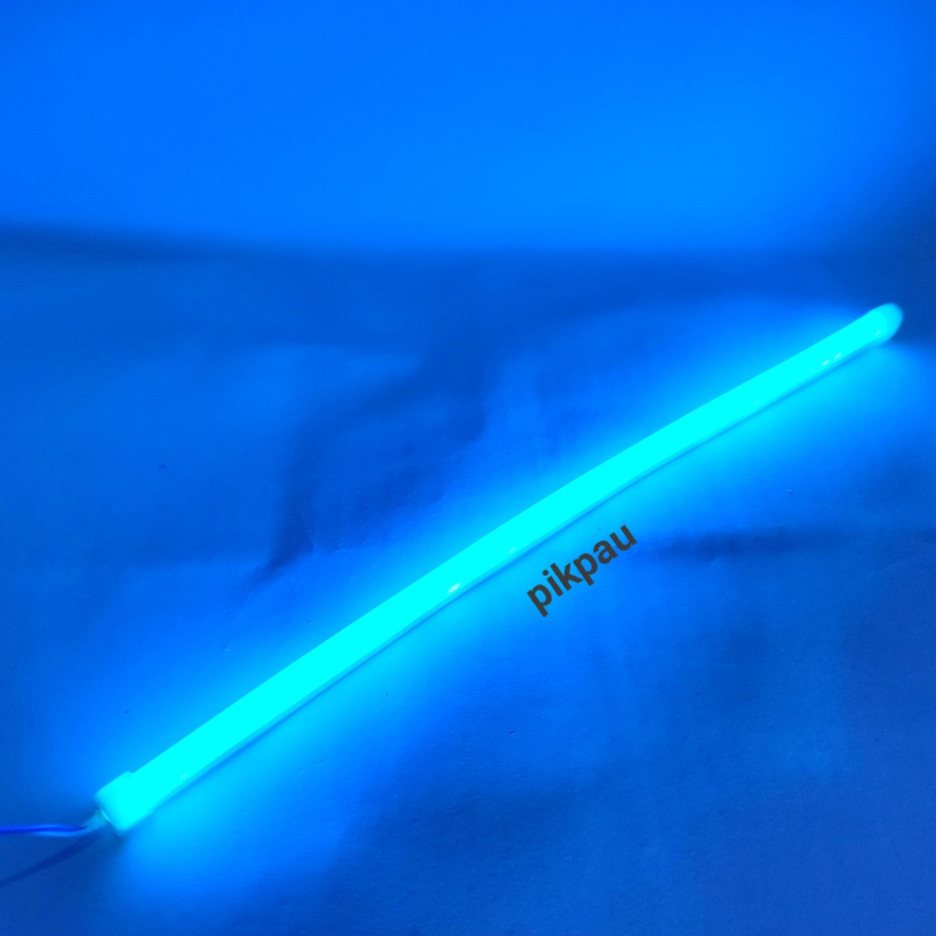 Lampu LED Alis Flexible Alis Motor 30cm LED Warna Ice Blue