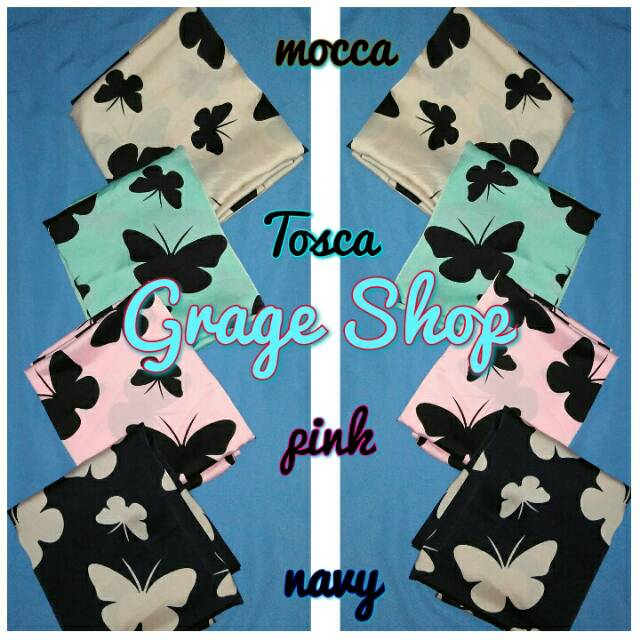 Best seller segiempat/square/khimar butterflyO