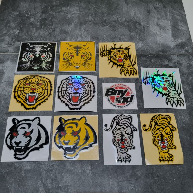 STICKER KEPALA MACAN KEPALA HARIMAU CUTTING