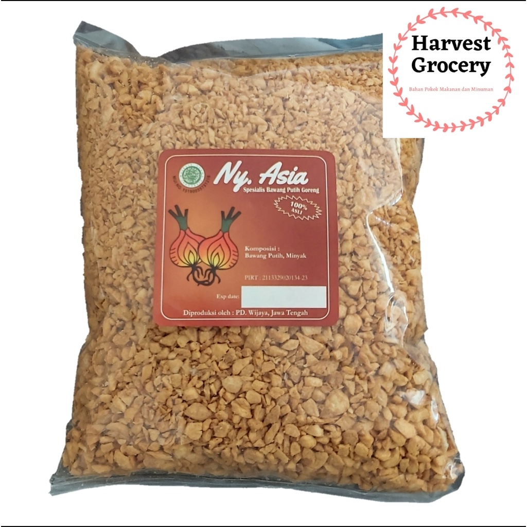 

Bawang Goreng Putih Murni Asli Ny. Asia 250 Gram