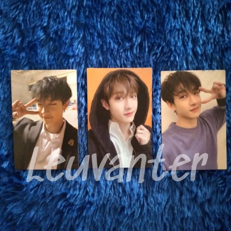 [BOOKED] Bangchan Stray Kids GO LIVE photocard ds orange memcop double side skz pc