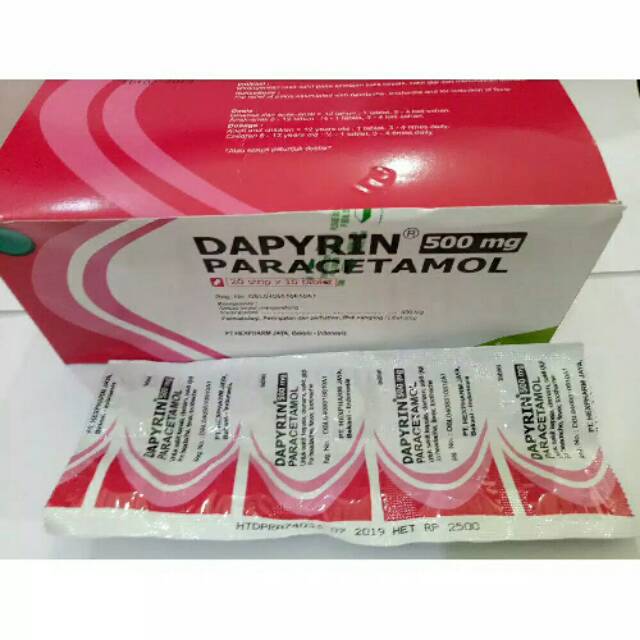 Dapyrin Paracetamol 500 mg