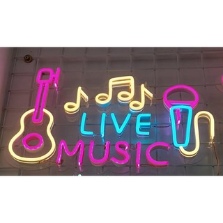 NEON LED TULISAN  LIVE MUSIC  Shopee Indonesia