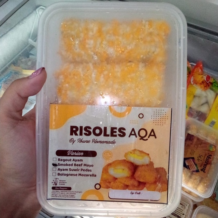 

Risoles AQA isi 8 / Risol Smoked Beef Mayo