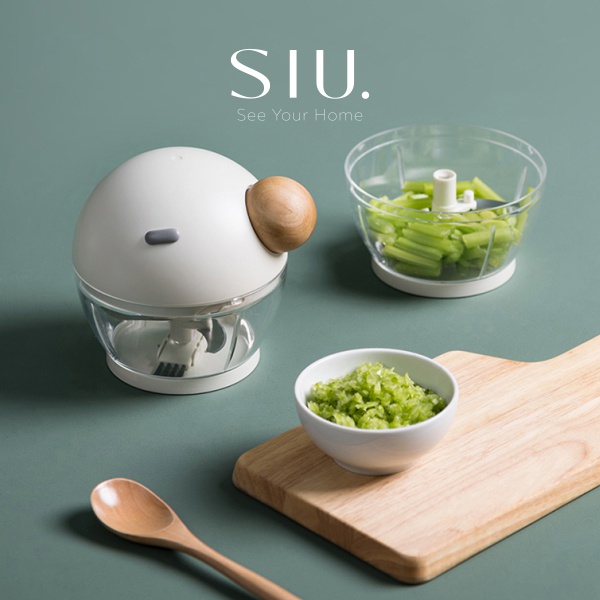 SIU Manual Food Chopper - Blender Manual Tarik Tangan Penghalus Makan