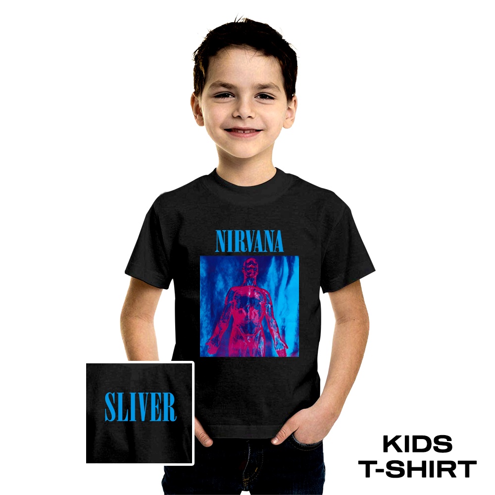 KAOS BAND ANAK NIRVANA | BAJU ANAK LAKI LAKI PEREMPUAN DISTRO MUSIK PUNK ROCK METAL