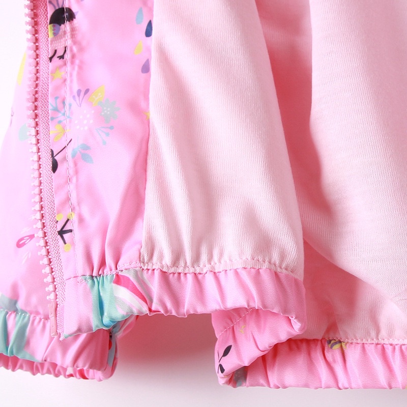 Jaket Anak Perempuan / Jaket Anak parasut Anti Angin Air / Jaket Hoodie Anak Perempuan/ Jaket Anak Cewek Parasut Motif Unicorn Kartun Lucu Import 1 2 3 4 5 6 7 8 9 10 Tahun Little Pony