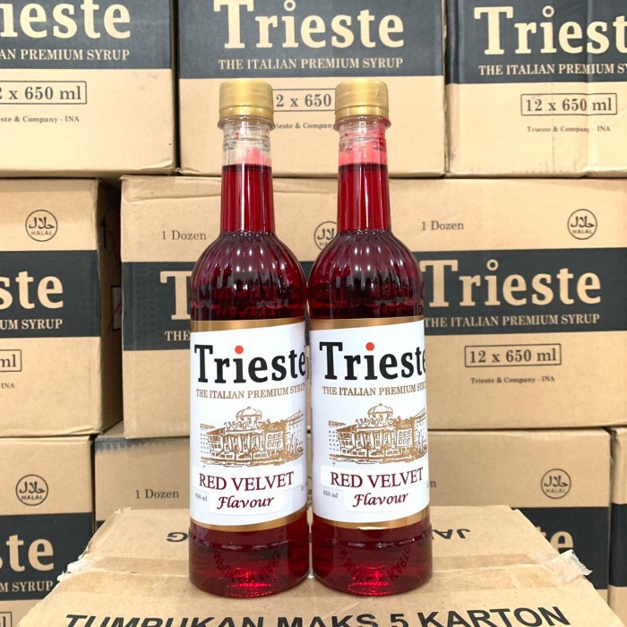 

TRIESTE SIRUP 650 ML SYRUP RED VELVET