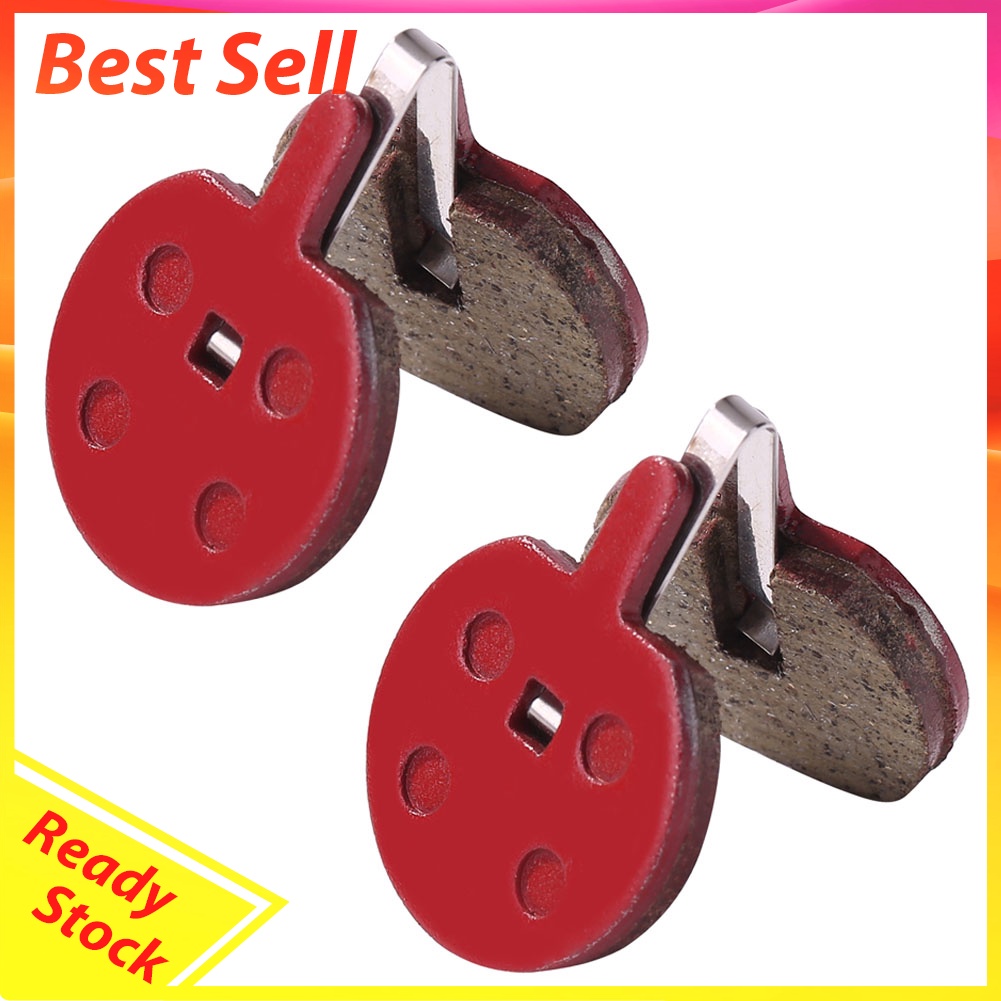 2 Sets Mountain Bicycle Brake Pads Wear-Resistant Quiet Bike Disc Brake Pad