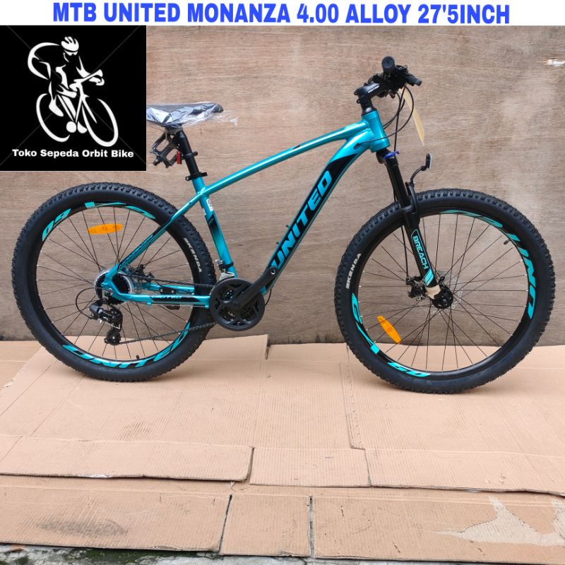 Sepeda Gunung MTB United Monanza 4.00 Alloy 27'Inch 24Sp
