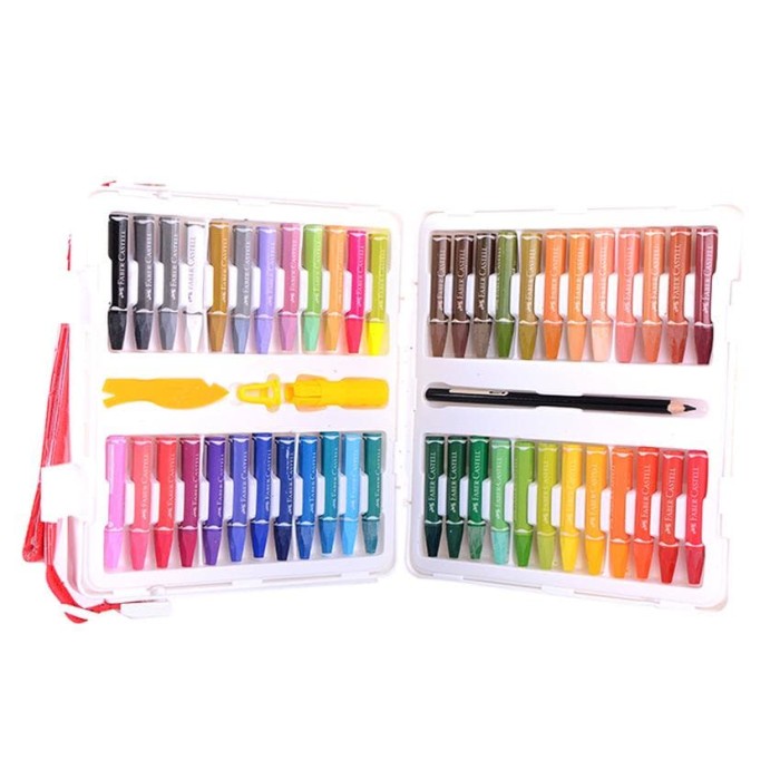 

Kusus Hari Ini Crayon / Oil Pastel Hexagonal Faber Castell 48 Warna Limited