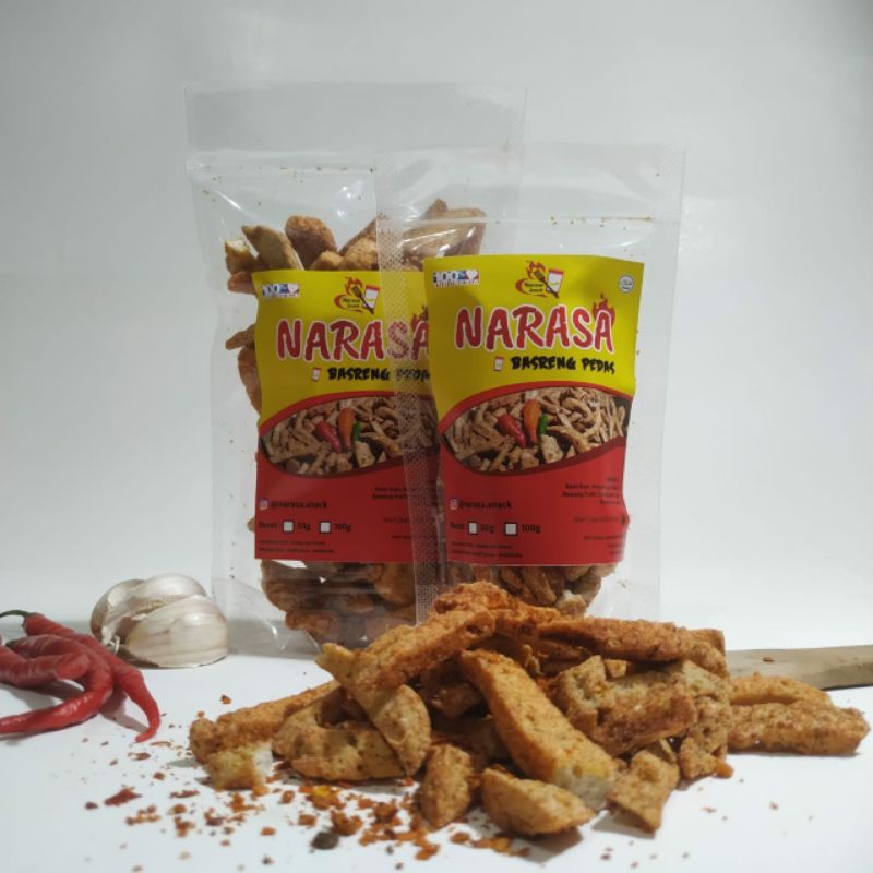 

BASRENG NARASA / BASO GORENG STIK BUMBU PEDAS / CEMILAN GURIH RENYAH MURAH