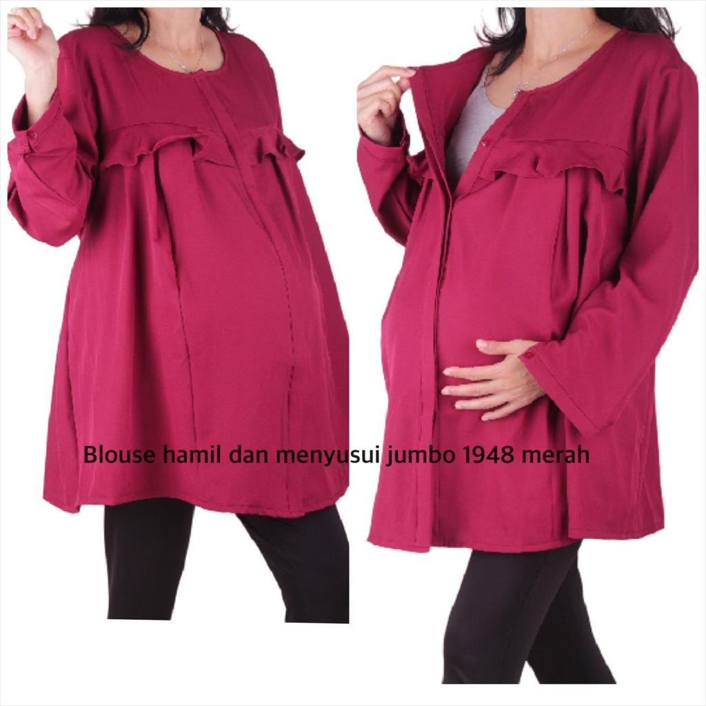 Blouse Hamil dan menyusui Jumbo 1948