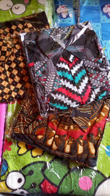 Bmbart Batik Hrb026 Kenongo Hem Pendek Padi Pekalongan M L Xl Batik Pria Murah Modern Prada Panjang