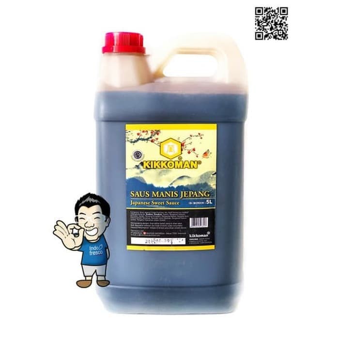 

Kikkoman Japanese Sweet Sauce- Saus Manis Jepang Halal Jerigen 5L