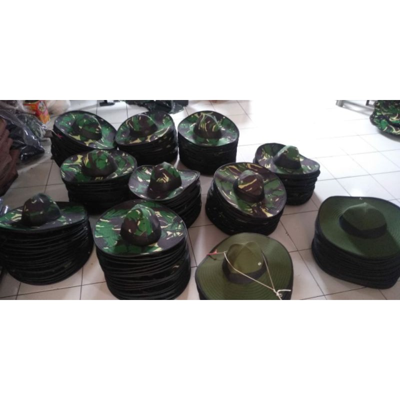 Topi petani TERMURAH Topi Petani topi lapangan topi meksiko topi koboy topi berkebun