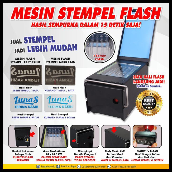 

Buruan Serbu Karet Spon/Busa Stempel Flash Warna