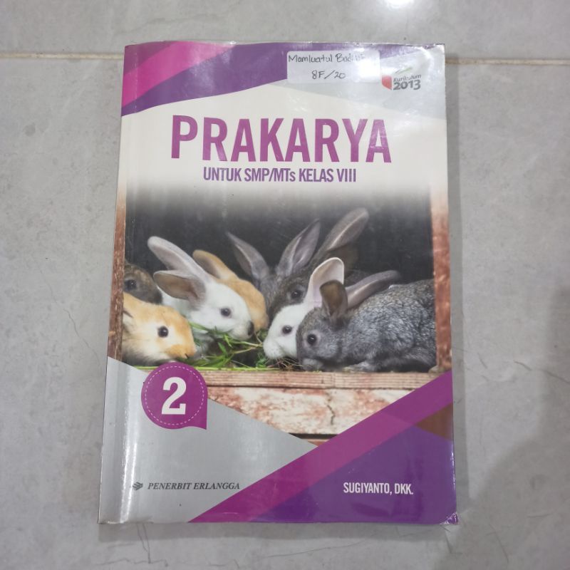 Buku Paket Erlangga Prakarya Kelas 8 SMP