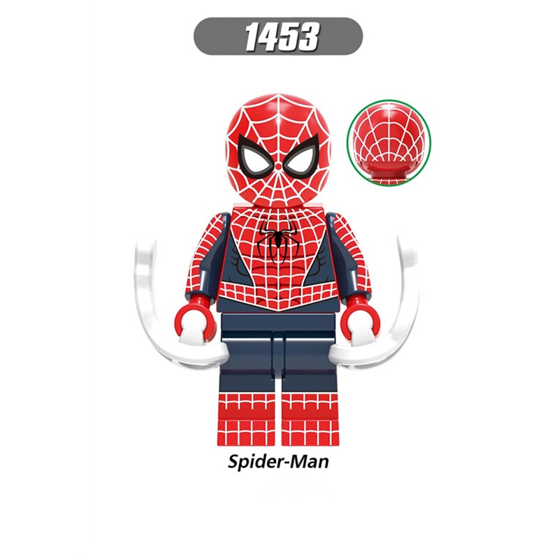 1pc Mainan Balok Bangunsusun Model Minifigures Marvel Venom Spiderman Bahan ABS Untuk Hadiah Anak