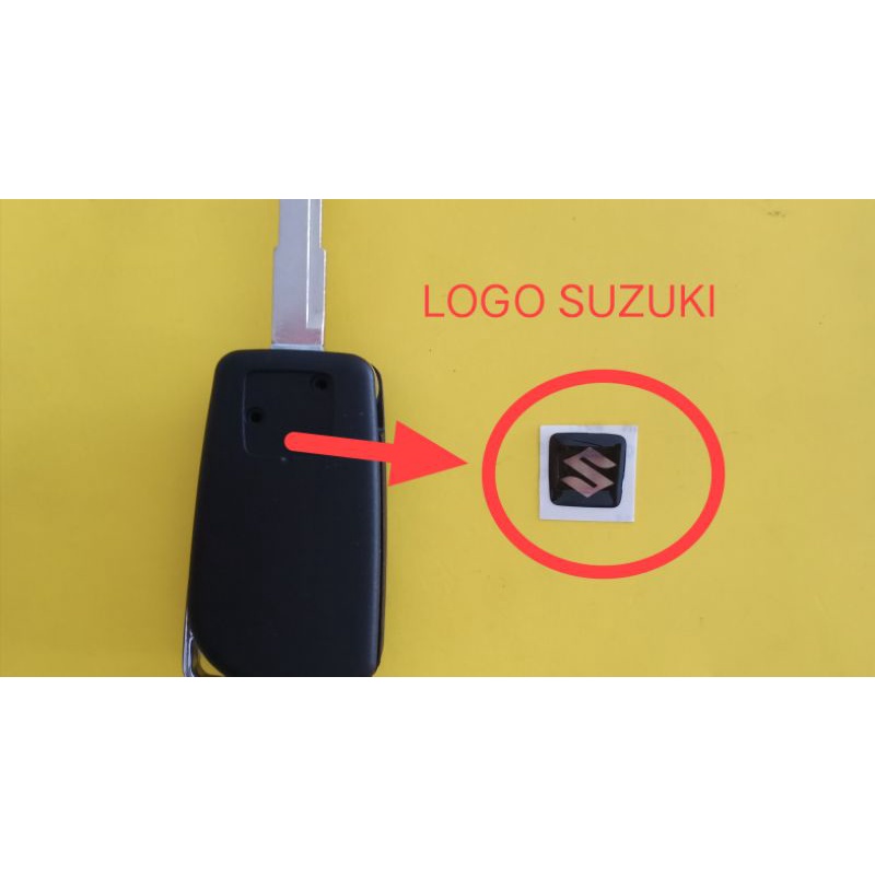 Logo 3D suzuki untuk kunci flip key suzuki