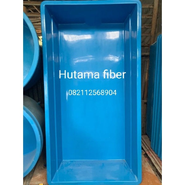 BAK FIBER KOTAK 200 X 100 X 40 KOLAM IKAN KOTAK BESAR