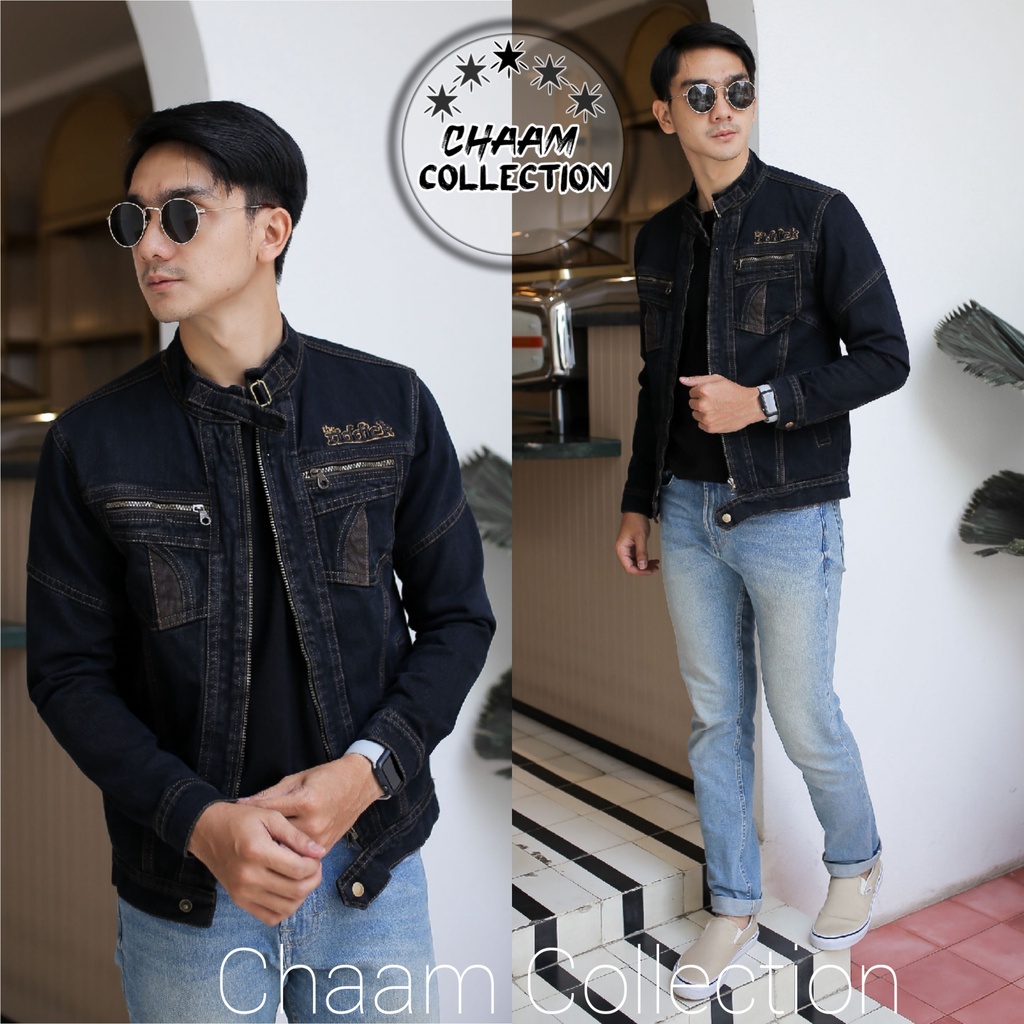 NEW 2021 Jaket Denim Shanghai Bertudung|Jaket Jeans Denim New Fashion Unisex-Shanghai Biothing