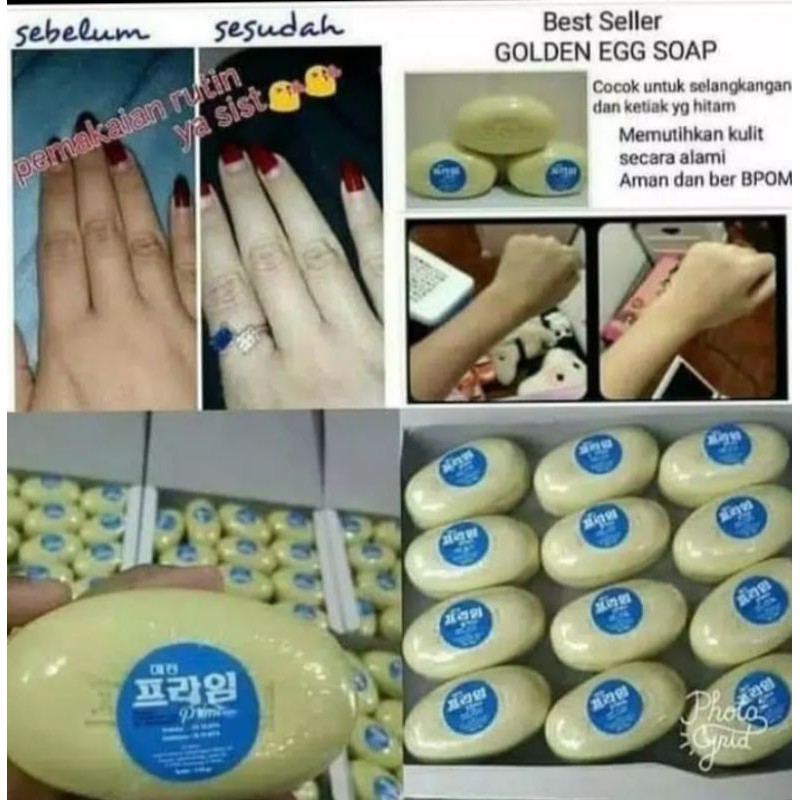 SABUN PRIME/SABUN KOREA/SABUN EGG BPOM ORIGINAL