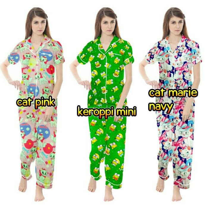 PIYAMA BAJU TIDUR DEWASA /CELANA PANJANG/BAJU TIDUR MURAH