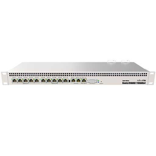 Mikrotik RB1100AH-X4 Router 13 Port Lev.6 Size of RAM 1 GB