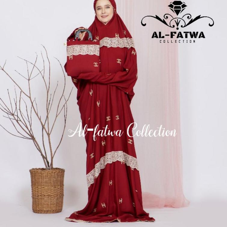 ↣ Mukena Terusan / Mukena Terusan Dewasa / Mukena Terusan Syanela / Mukena Bordir Dewasa /Mukena Mew