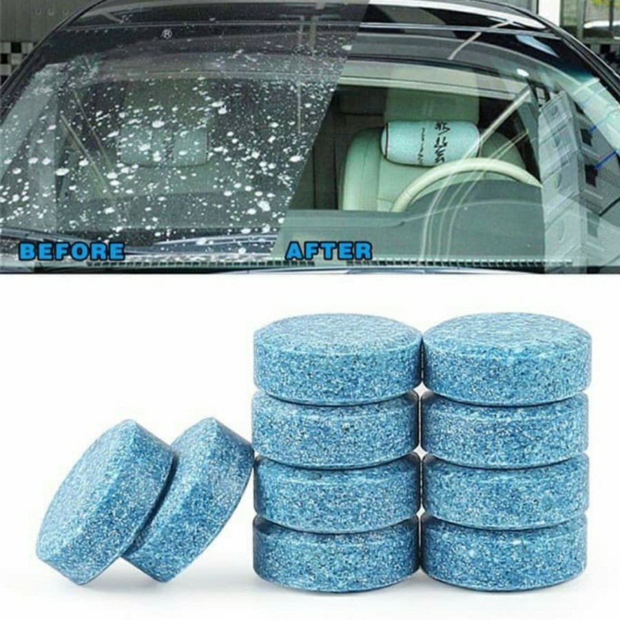 Pembersih Wiper Kaca Mobil Glass/Sabun Pembersih/Cleaner Tablet Cairan Sabun