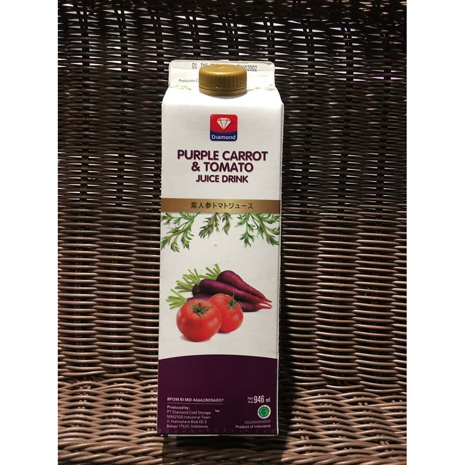 

Diamond minuman sari buah purple carrot &tomato juice drink lt