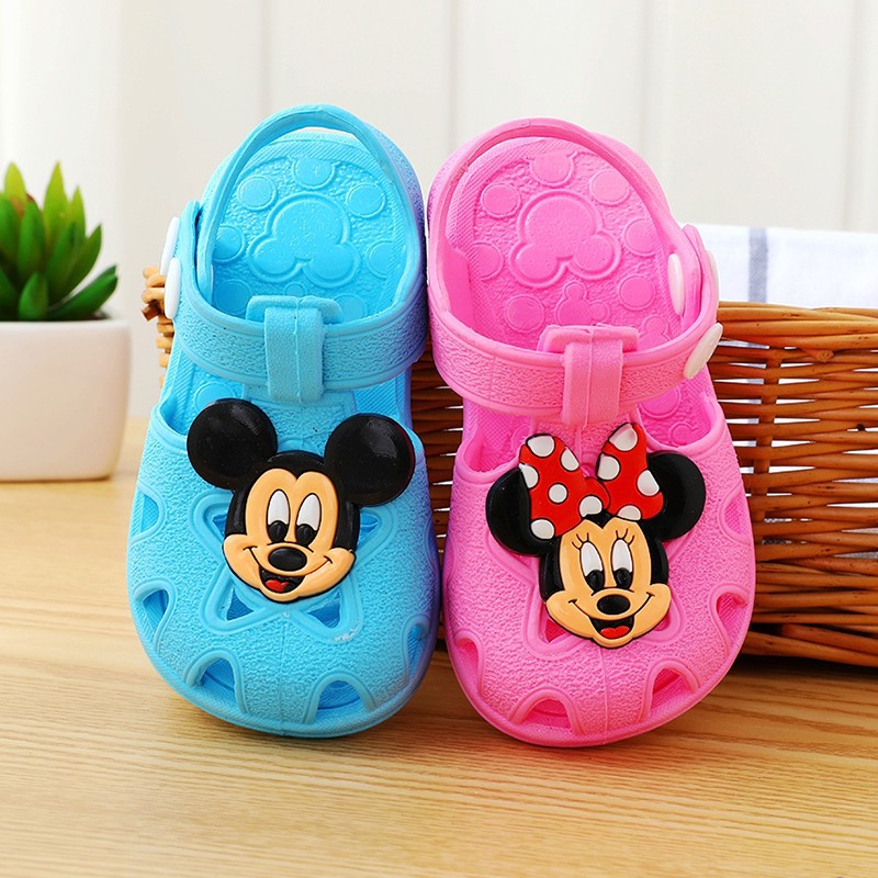 Minipetite SH2136 | Sepatu sendal anak bayi kartun karakter Import