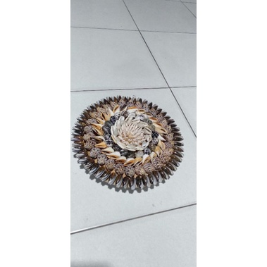 hiasan dinding kerang