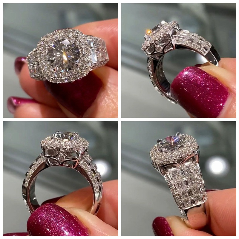 Fancyqube Cincin Wanita Untuk Pesta Pernikahan