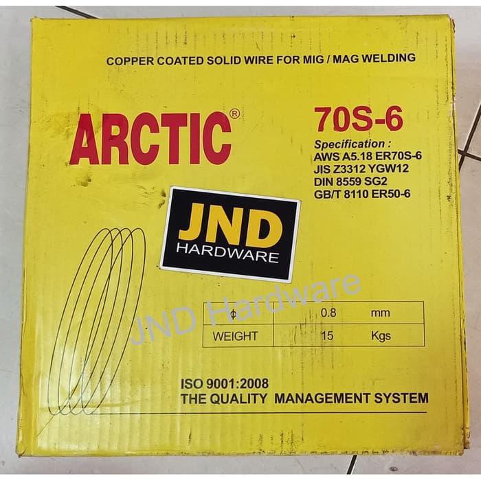 Kawat Las CO 0.8/ MIG Wire ER70S-6 / ER70S - 6 / ER 70 S ,ARTIC 0.8