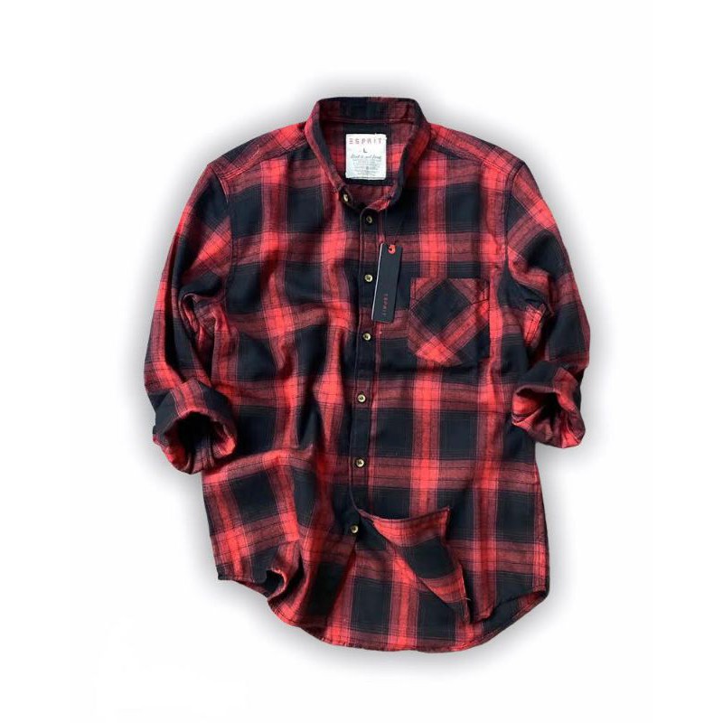 kemeja Flanel Original Esprit