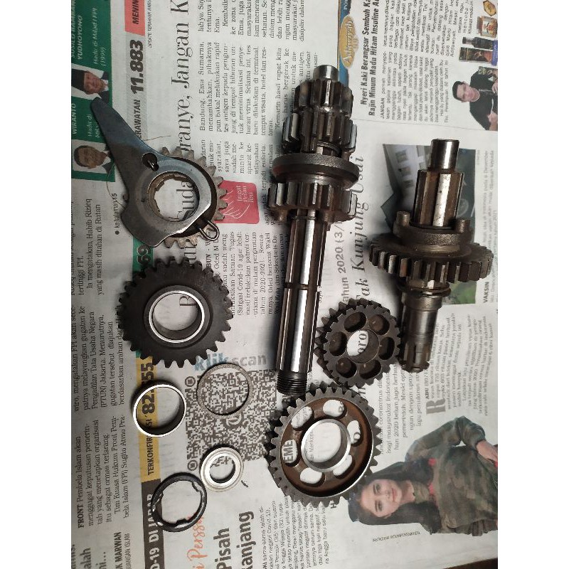 gigi rasio set gearbox racing balap rubahan custom supra fit - supra x - honda grand