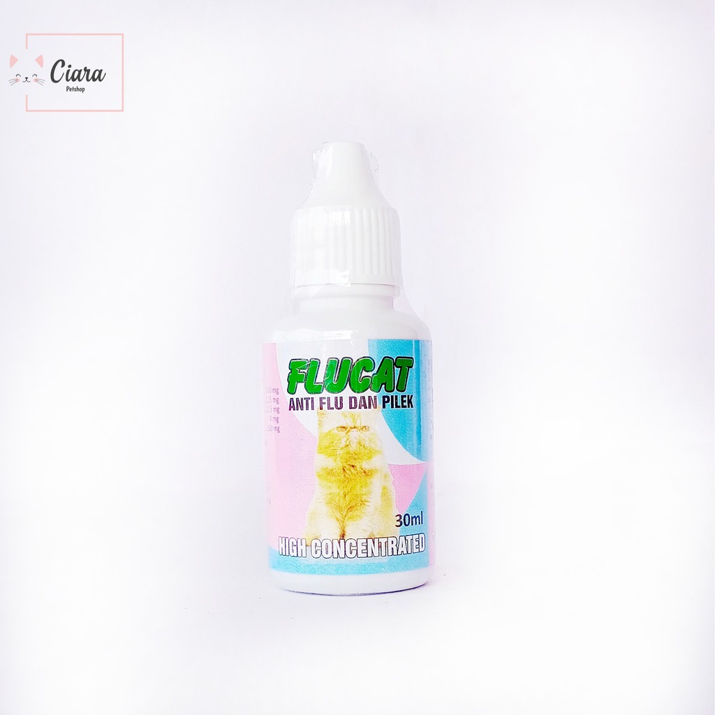 Flucat 30 ml Obat Flu dan Pilek kucing 30ml Cat