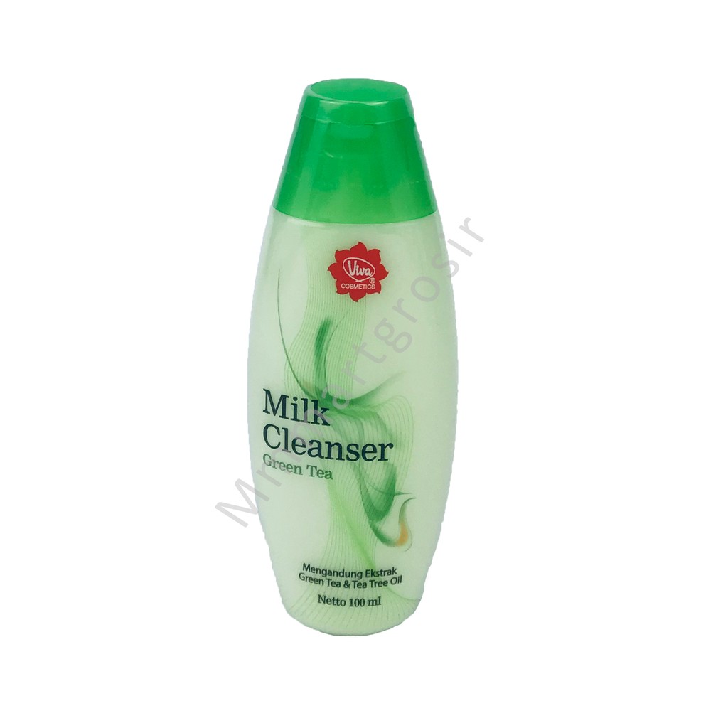 Viva Kosmetik / Milk Cleanser Green tea / Susu Pembersih / 100ml