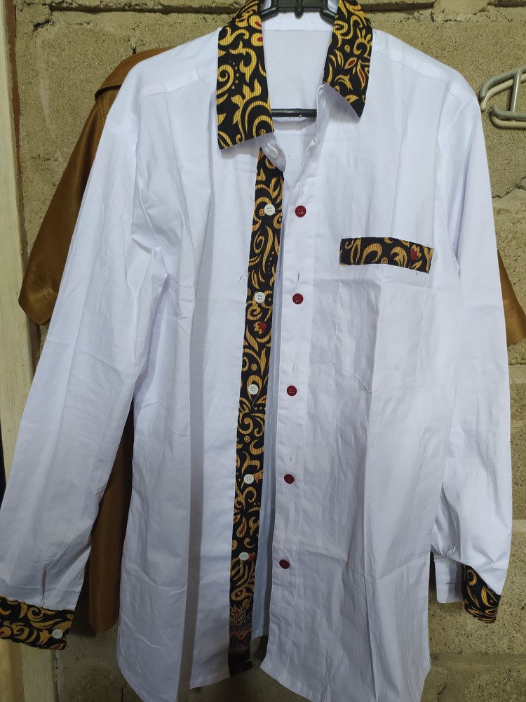 Kemeja Batik Vino Kombinasi Batik