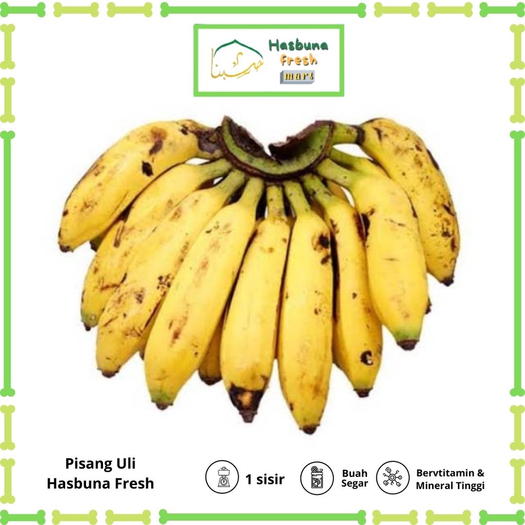 

Pisang Uli HASBUNA FRESH MART 1 Sisir Premium | Bergaransi